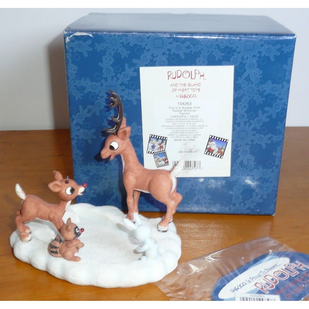 Rudolph And The Island Of Misfit Toys "Fun Bumble Print" Figurine #104263 Enesco